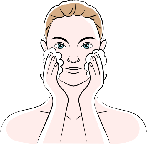 1. Gesichtsreinigung